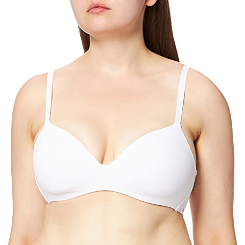 Skiny Damen Skiny Dames multi-cups beha zonder beugel Micro Essentials 1 B gelloser BH, Weiß, 70C EU von Skiny