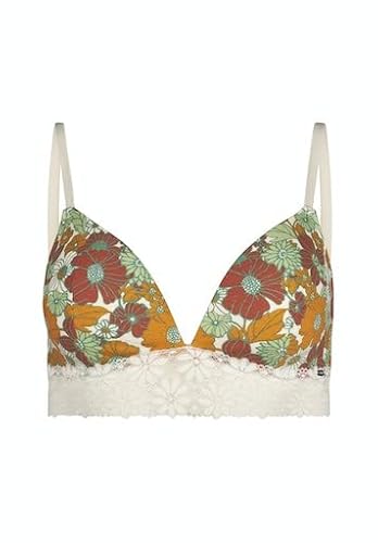 Skiny Damen Cotton Lace 080821 Gepolsterter BH, Garden Flowers, 85A EU von Skiny