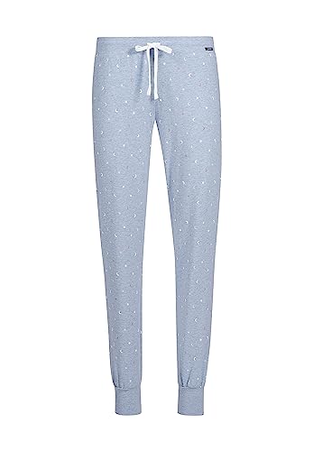 Skiny Damen Night In Mix & Match Pyjamaunterteil, denimmelange Stars, 44 von Skiny