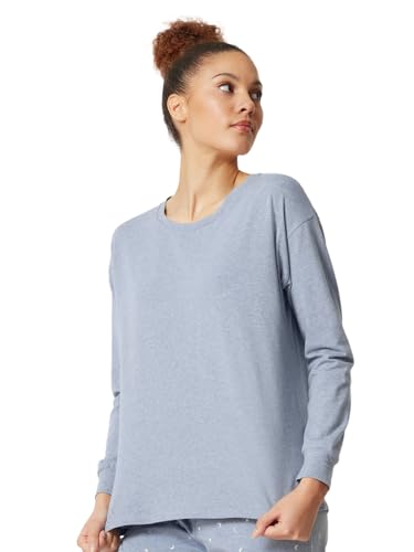 Skiny Damen Night in Mix & Match Pyjamaoberteil, Denim Melange, 38 Skiny Damen Night in Mix & Match Pyjamaoberteil, Denim Melange, 38 von Skiny