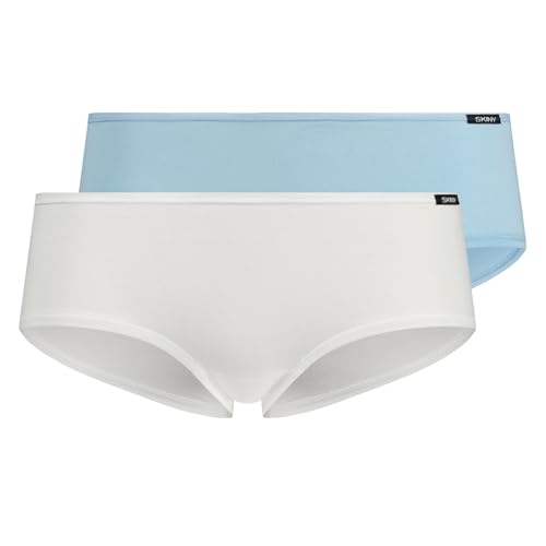 Skiny Damen Panty 2er Pack Cotton Advantage 082654 Gr. 40 in Angel Falls Selection von Skiny