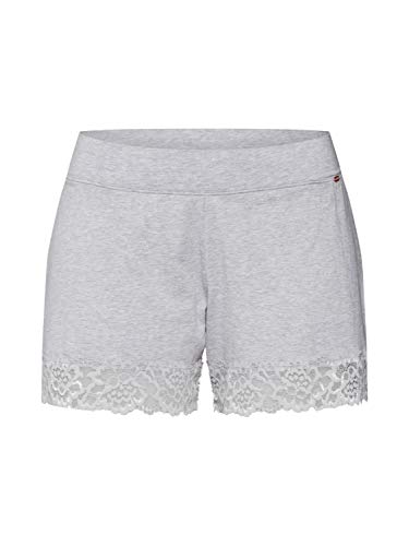 Skiny Damen Skiny Damen Shorts Every Night in Mix & Match Lace Schlafanzughose, Stone Grey Melange, 40 EU von Skiny