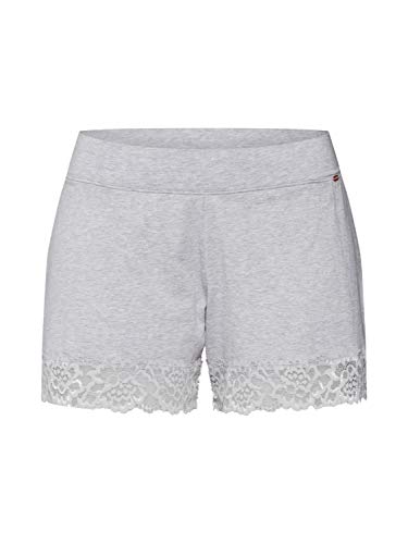 Skiny Damen Skiny Shorts til kvinder Every Night in Mix & Match Blonde Schlafanzughose, Stone Grey Melange, 42 EU von Skiny