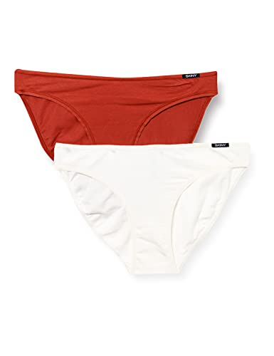 Skiny Damen Rio 2er Pack Advantage Cotton Slip, burntred Selection, 44 von Skiny