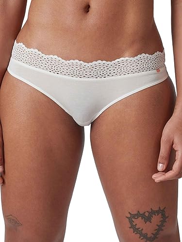 SKINY Damen Bamboo Lace 080587 Slip, Ivory, 36 von Skiny