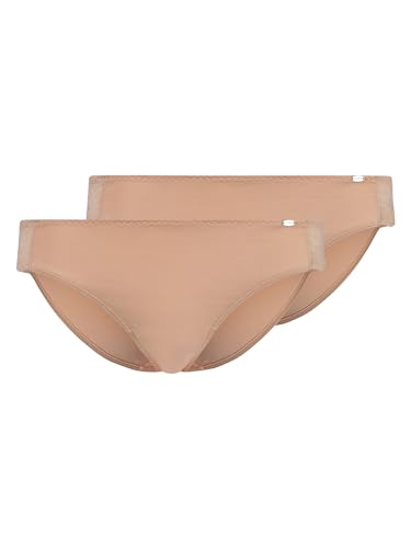 Skiny Damen Rio Slip 2er Pack CottonLace Essentials 080602 Gr. 42 in Skin Skiny Damen Rio Slip 2er Pack CottonLace Essentials 080602 Gr. 42 in Skin von Skiny