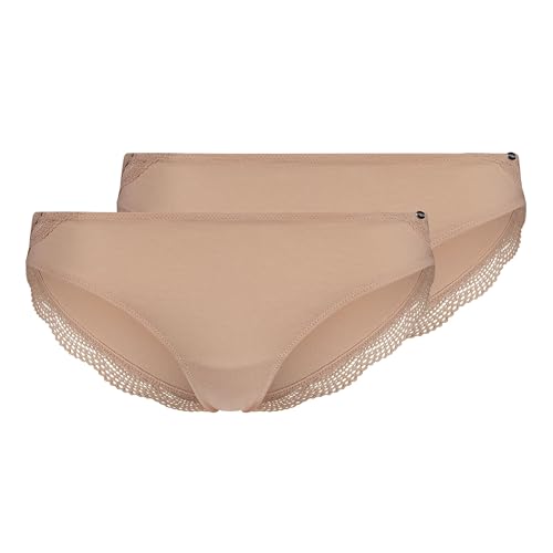 Skiny Damen Rio Slip DP Unterwäsche, Beige, M von Skiny