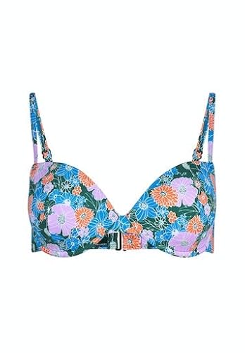 SKINY Damen Sea Lovers 080441 Bikini, botanicalgreen Flowers, 75B von Skiny