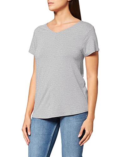 Skiny Damen Sleep & Dream Shirt Kurzarm Schlafanzugoberteil, Grau (Stone Grey Melange 5593), (Herstellergröße: 36) von Skiny