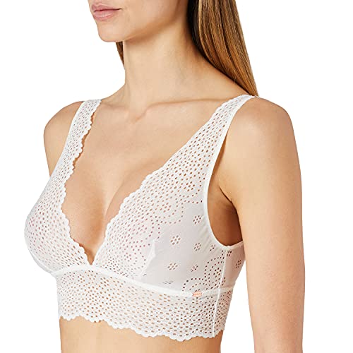 SKINY Damen Bamboo Lace 080582 BH mit voller Abdeckung, Durchsichtig, Ivory, 36 SKINY Damen Bamboo Lace 080582 BH mit voller Abdeckung, Durchsichtig, Ivory, 36 von Skiny