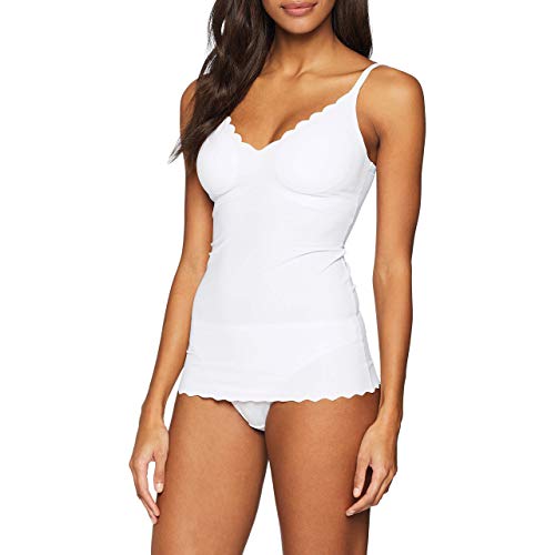 Skiny Damen Micro Essentials 084261 Unterhemd, Weiß, 36 von Skiny