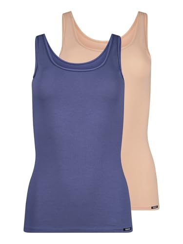 Skiny Damen Tank Top 2er Pack Cotton Advantage 081147 Gr. 38 in skippercameo Selection von Skiny