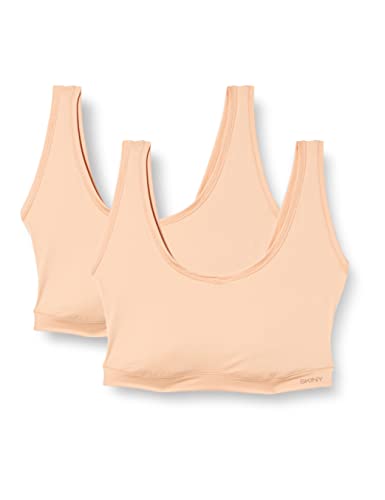 Skiny Damen Top 2er Pack Pure Nudity Bustier, Beige (Adobe 3276), One (Herstellergröße:ONE Size) von Skiny