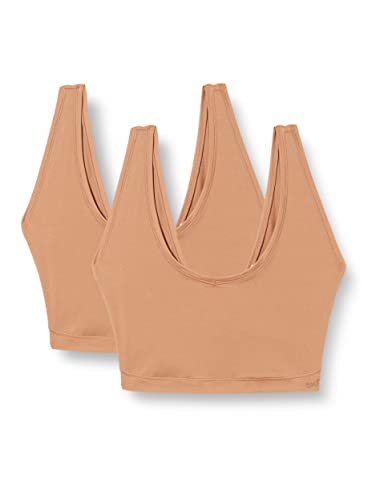 Skiny Damen Top 2er Pack Pure Nudity Bustier, Braun (Sienna 3298), One (Herstellergröße:ONE Size) von Skiny