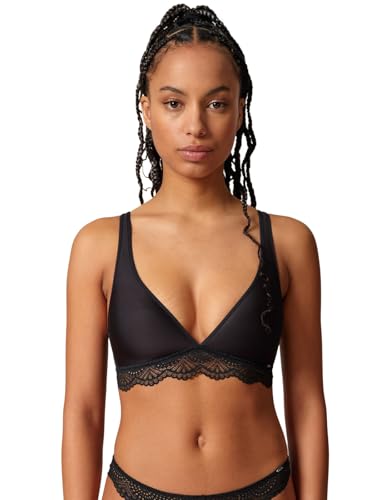 Skiny Damen Triangel Spacer Micrornaments 082629 Gr. 75B in Black von Skiny