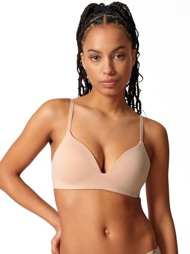SKINY Damen Da. Triangel Gepaddet BH, Beige, 80C EU von Skiny