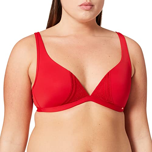 Skiny Damen Triangel gepaddet Gepolsterter BH, red, 75A von Skiny