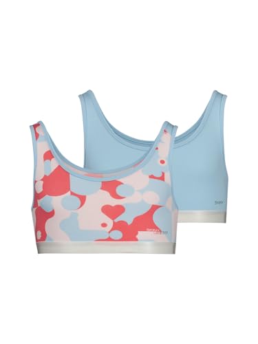 Skiny Girls Bustier 2er Pack Cotton Elastic 030007 Gr. 164 in Bloom Selection von Skiny