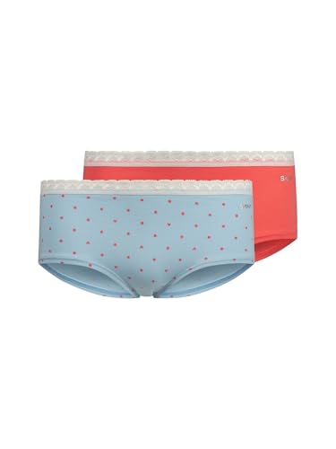 Skiny Girls Panty 2er Pack CottonLace Multipack 030006 Gr. 152 in heartedots Selection von Skiny