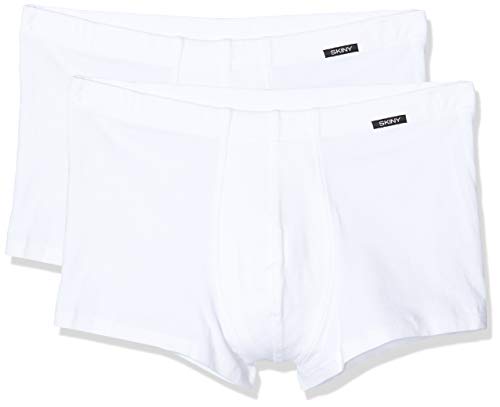 Skiny Herren Advantage Men Pant 2er Pack Boxershorts, Weiß (White 0500), Small von Skiny