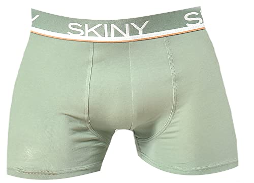 SKINY Herren Cotton Multipack 086840 Boxershorts, Greenbay Selection, L (3er Pack) von Skiny