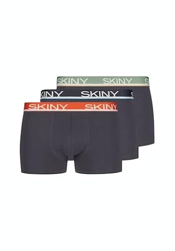 SKINY Herren Cotton Multipack 086840 Boxershorts, Home Selection, XL (3er Pack) von Skiny