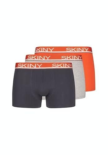 SKINY Herren Cotton Multipack 086840 Boxershorts, virtualspace Selection, L (3er Pack) von Skiny