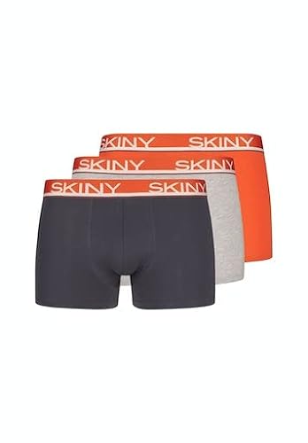 SKINY Herren Cotton Multipack 086840 Boxershorts, virtualspace Selection, S (3er Pack) von Skiny