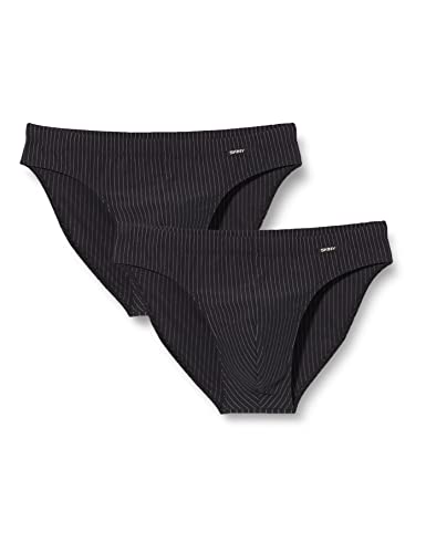 Skiny Herren Brasil 2er Pack Cotton Advantage 086892 Slip, Shadow Stripe, S EU von Skiny