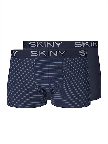 Skiny Herren Multipack Pant 2er Pack Hipster, Mehrfarbig (Stripe Selection 2067), Large (Herstellergröße: L) von Skiny