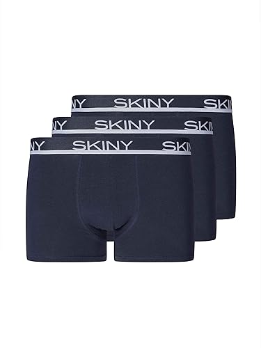 Skiny Herren Herenbroek, 3 stuks, katoen, Multipack Hipster, Crown Blue, XXL Kurz EU von Skiny