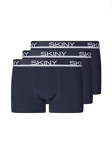 Skiny Herren Herren Pant 3er Pack Cotton Multipack Hipster, Crown Blue, M Kurz EU von Skiny