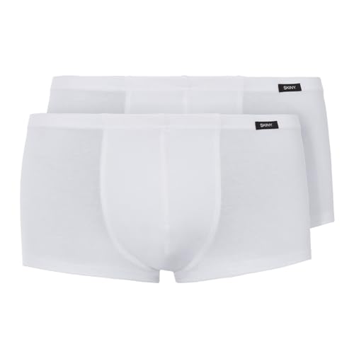 Skiny Herren Advantage Men Pant 2er Pack Boxershorts, Weiß (White 0500), Small von Skiny