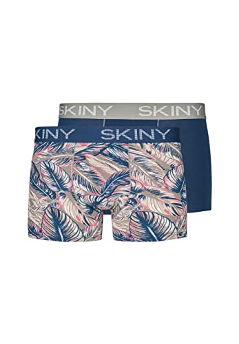 Skiny Herren Pant 2er Pack Cotton Multipack Boxershorts, agavegreen Leaves Selection, XXL Skiny Herren Pant 2er Pack Cotton Multipack Boxershorts, agavegreen Leaves Selection, XXL von Skiny