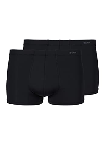 Skiny Herren Skiny Heren broek 2 stuks Micro One Size Retroshorts, Schwarz, Einheitsgröße Große Größen EU von Skiny