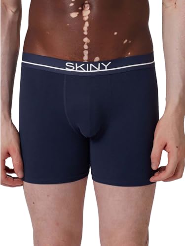 Skiny Herren Pant Long Leg Unterwäsche, Crown Blue, M von Skiny