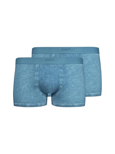Skiny Herren Pants 2er Pack Cotton Multipack 086176 Gr. S in oceanview Selection von Skiny