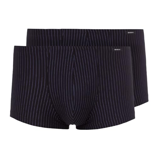 Skiny Herren Pant 2er Pack Cotton Advantage 086893 Hipster, Shadow Stripe, XL EU von Skiny