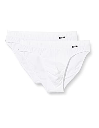 Skiny Herren Cotton Advantage 086974 Slip, Weiß, L EU von Skiny