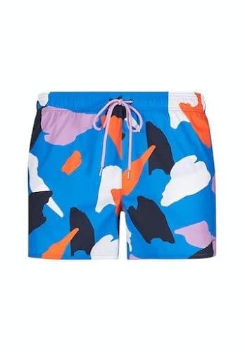 SKINY Herren Swimwear 080882 Badehose, Blue Colorblock, S von Skiny