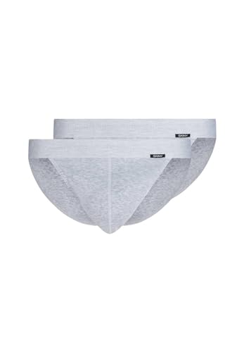 Skiny Herren Tanga Cotton Retro G-String, Silver Melange (080691), XL (2er Pack) von Skiny