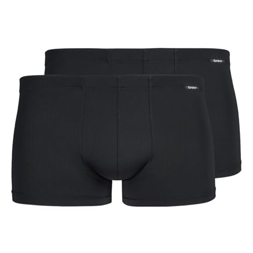 Skiny Herren Cotton Multipack 080049 Hipster, Schwarz, M EU von Skiny
