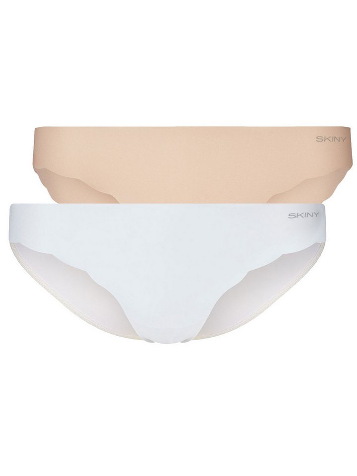 Skiny Hüftslip 2er Pack Damen Rio Slip Micro Essentials (Packung, 2-St) nahtlos von Skiny