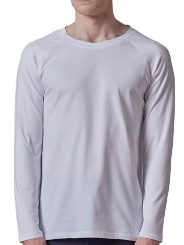 Herren Shirt langarm weiﾟ XL von Skiny