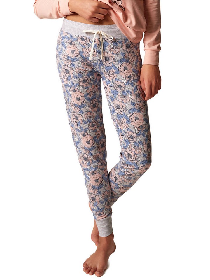 Skiny Loungehose Damen Hose lang Night In Mix & Match (Stück, 1-tlg) Atmungsaktiv, elastischer Bund, comfort fit, Uni von Skiny