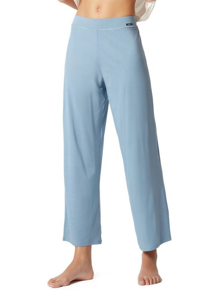 Skiny Loungehose Damen Hose lang Night In Mix & Match (Stück, 1-tlg) Feuchtigkeitsregulierend, elastischer Bund, comfort fit, Uni von Skiny