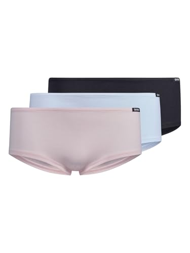 Skiny Mädchen, Kinder Unterhose schwarz/hellblau/Nude 164 von Skiny