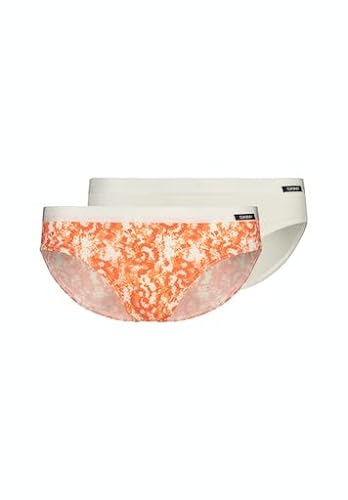 SKINY Mädchen Cotton Elastic Multipack 030032 Slip, orangebatik Selection, 152 (2er Pack) von Skiny