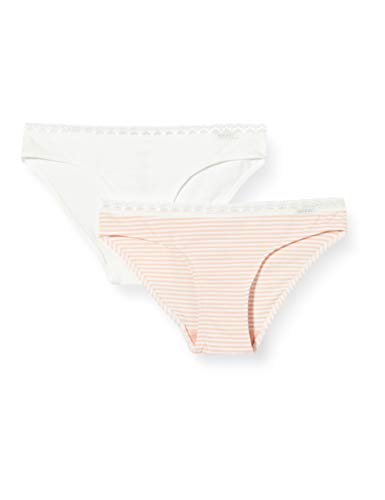 SKINY Mädchen CottonLace Multipack 030005 Unterhose, rosestripe Selection, 140 (2er Pack) von Skiny