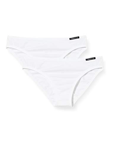 SKINY Mädchen Cotton Essentials 036381 Unterhose, Weiß, 140 (2er Pack) von Skiny
